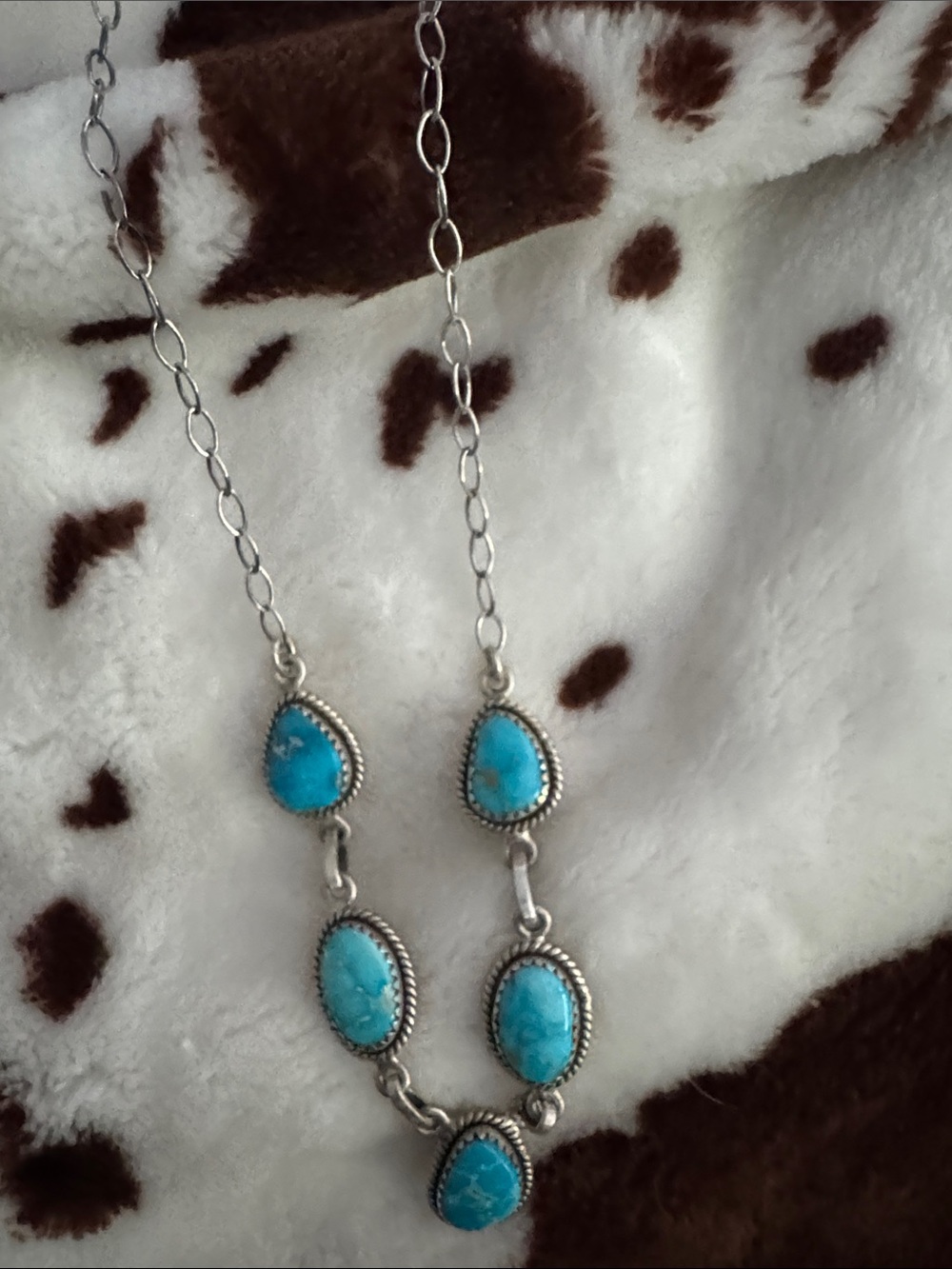 Arizona Turquoise Stone Silver925 Accent Necklace - Women's Jewelry